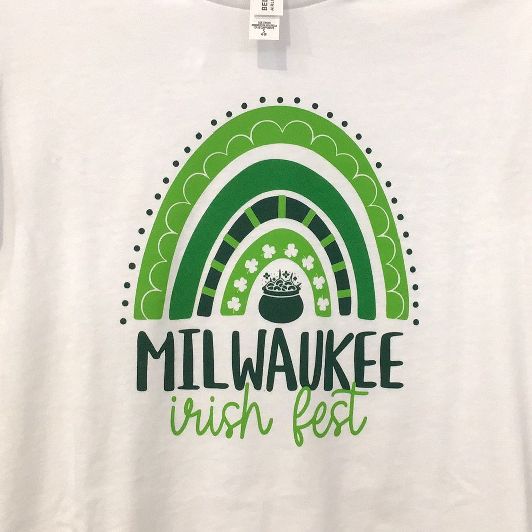Milwaukee Irish Fest Toddler + Youth Rainbow T-Shirt