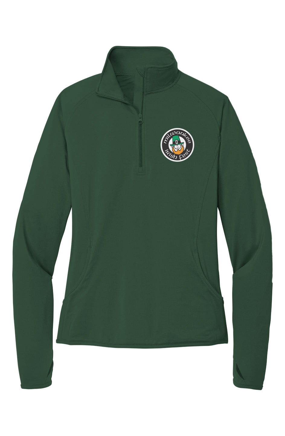 Irish Fest Womens Sport Wick 1/4 Zip Pullover
