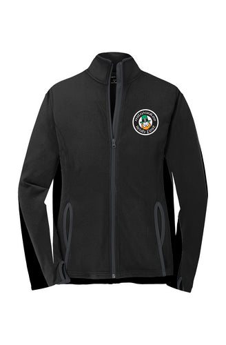 Irish Fest Mens Black Zip-Up Jacket
