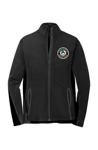 Irish Fest Mens Black Zip-Up Jacket