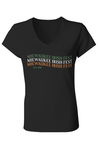 Irish Fest Women's Jersey V-Neck T-Shirt